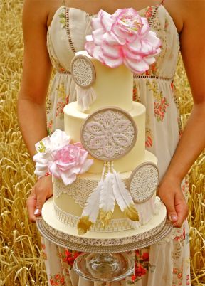 Wedding cake bohème - Boho wedding cake